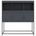 Pikkukuva 7 / 11: vidaXL Senkki antrasiitti 100,5x39x107 cm teräs