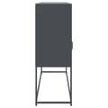 Pikkukuva 8 / 11: vidaXL Senkki antrasiitti 100,5x39x107 cm teräs