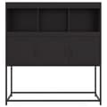 Miniatyrbillede 7 af 11: vidaXL skab 100,5x39x107 cm stål sort
