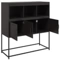Miniatyrbillede 11 af 11: vidaXL skab 100,5x39x107 cm stål sort