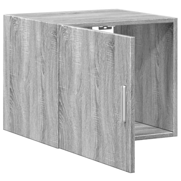 vidaXL Veggskap grå sonoma 45x42,5x40 cm konstruert tre