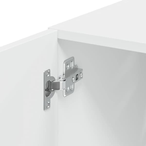 vidaXL Veggskap hvit 40x42,5x40 cm konstruert tre