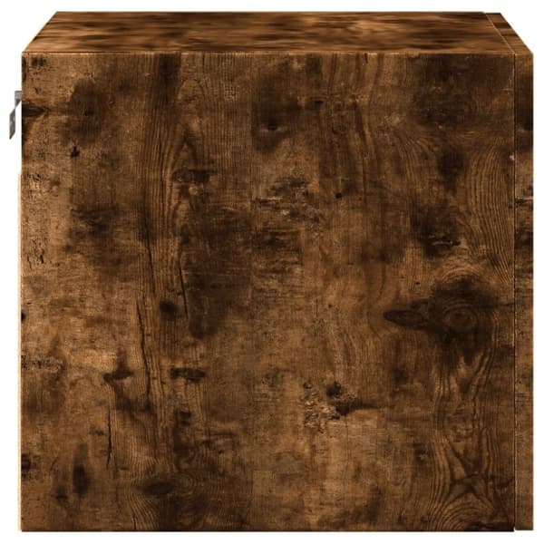 vidaXL Veggskap røkt eik 45x42,5x40 cm konstruert tre