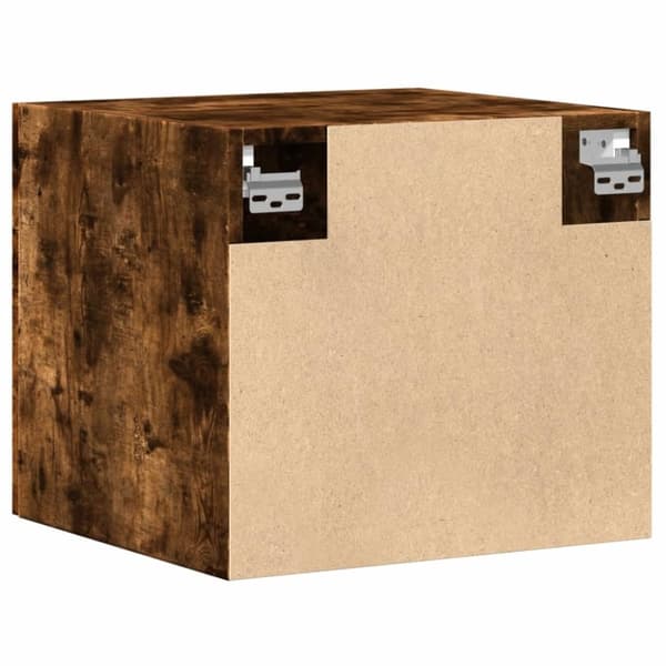 vidaXL Veggskap røkt eik 45x42,5x40 cm konstruert tre