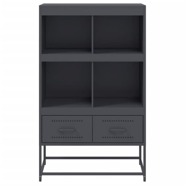 vidaXL Kaappi antrasiitti 68x39x111,5 cm teräs