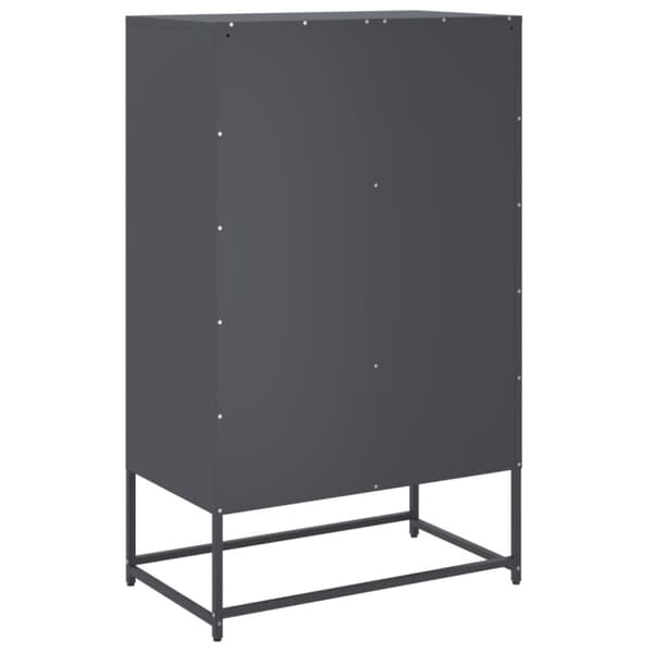 vidaXL Kaappi antrasiitti 68x39x111,5 cm teräs
