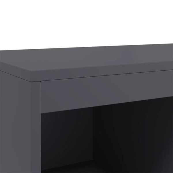 vidaXL Kaappi antrasiitti 68x39x111,5 cm teräs