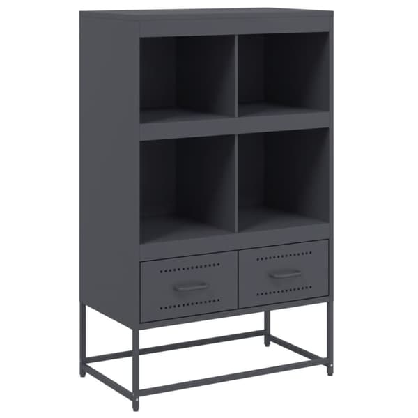 vidaXL Kaappi antrasiitti 68x39x111,5 cm teräs