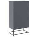 Miniatyrbilde 9 av 11: vidaXL Highboard antrasitt 68,5x38,5x123,5 cm stål