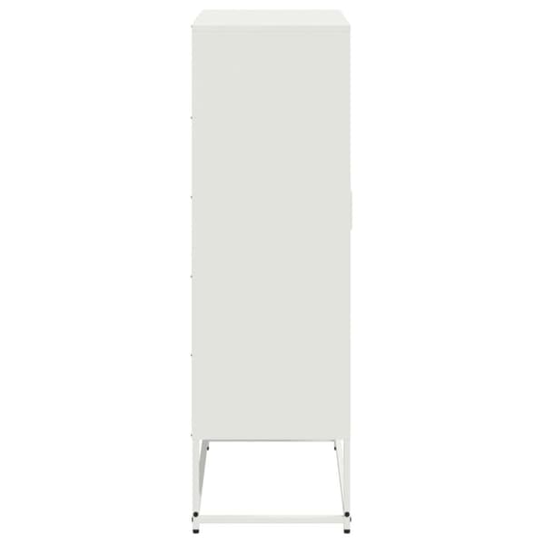 vidaXL Highboard rosa 68,5x38,5x123,5 cm stål