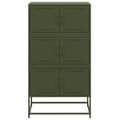 Pikkukuva 7 / 11: vidaXL Senkki oliivinvihreä 68,5x38,5x123,5 cm teräs