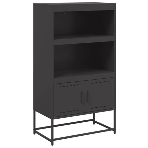 vidaXL skab 68,5x38,5x107 cm stål lyserød