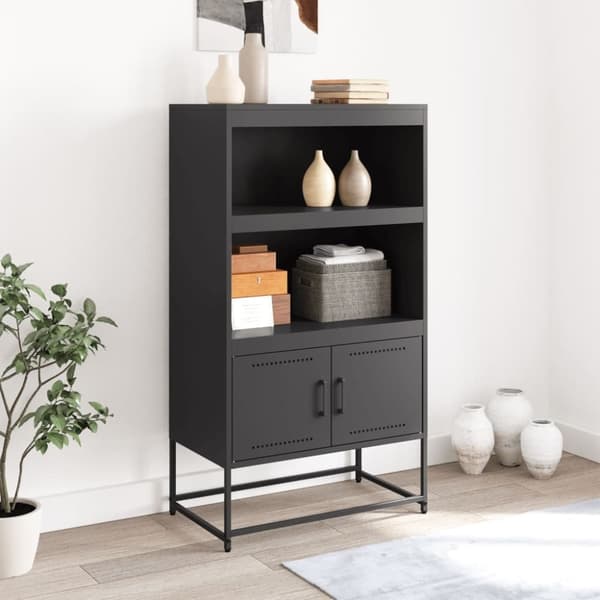vidaXL skab 68,5x38,5x107 cm stål lyserød