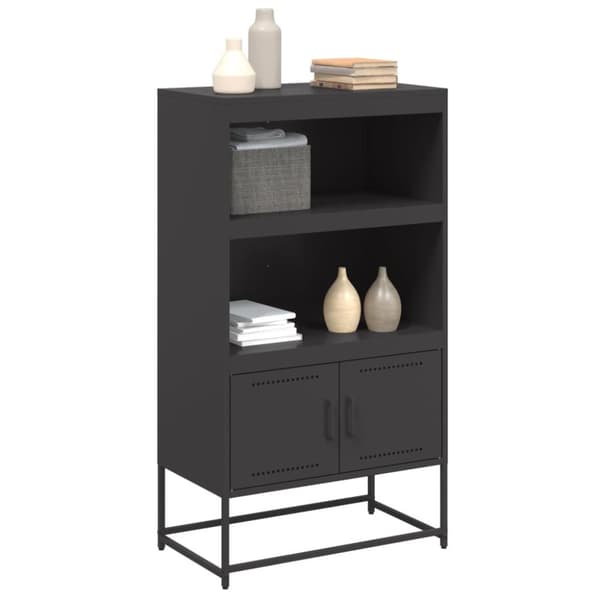 vidaXL skab 68,5x38,5x107 cm stål lyserød