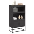 Miniatyrbillede 5 af 11: vidaXL skab 68,5x38,5x107 cm stål lyserød