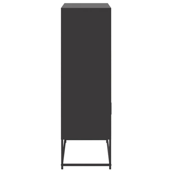 vidaXL skab 68,5x38,5x107 cm stål lyserød