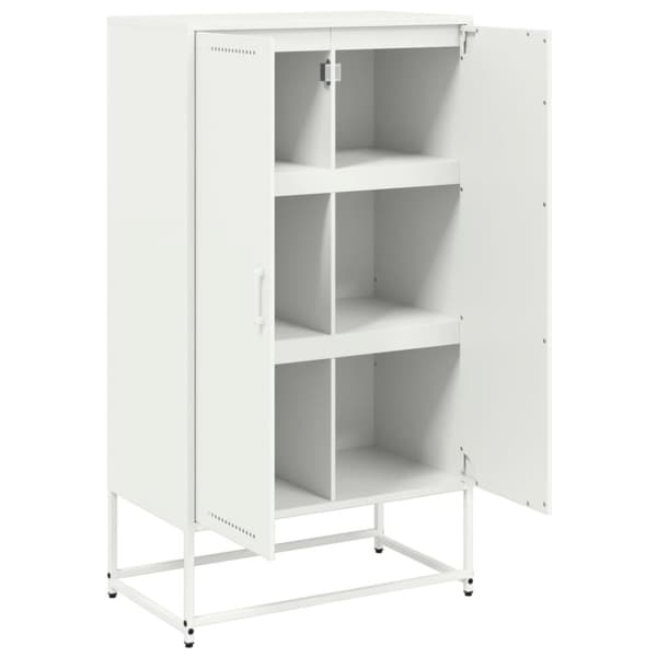 vidaXL Kaappi pinkki 68,5x38,5x123,5 cm teräs