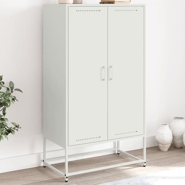 vidaXL Kaappi pinkki 68,5x38,5x123,5 cm teräs