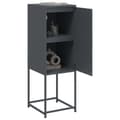 Miniatyrbilde 6 av 11: vidaXL Highboard antrasitt 36x39x107 cm stål
