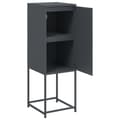Miniatyrbilde 10 av 11: vidaXL Highboard antrasitt 36x39x107 cm stål
