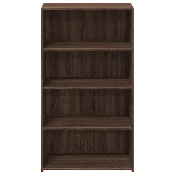 vidaXL Högskåp brun ek 70x41x124 cm konstruerat trä