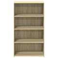 Miniatyrbillede 5 af 11: vidaXL reol 70x41x124 cm konstrueret træ sonoma-eg