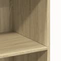 Miniatyrbillede 8 af 11: vidaXL reol 70x41x124 cm konstrueret træ sonoma-eg