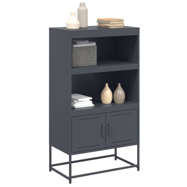 vidaXL skab 68,5x38,5x107 cm stål olivengrøn