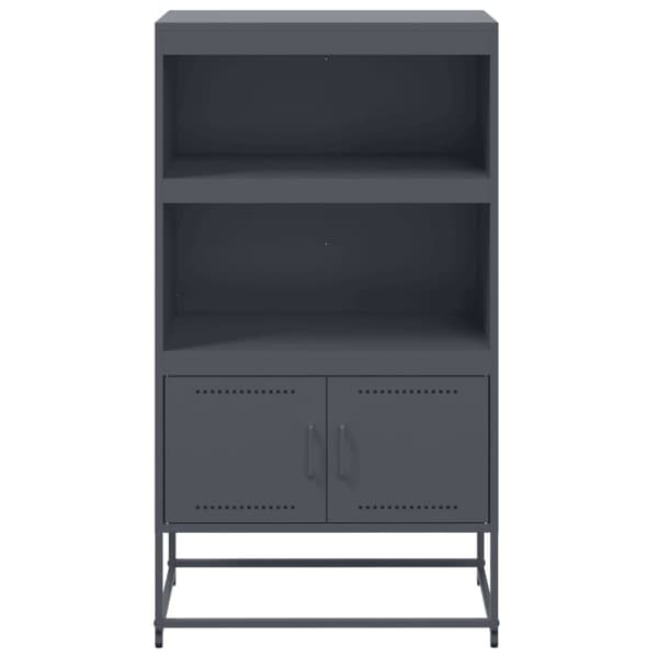 vidaXL skab 68,5x38,5x107 cm stål olivengrøn