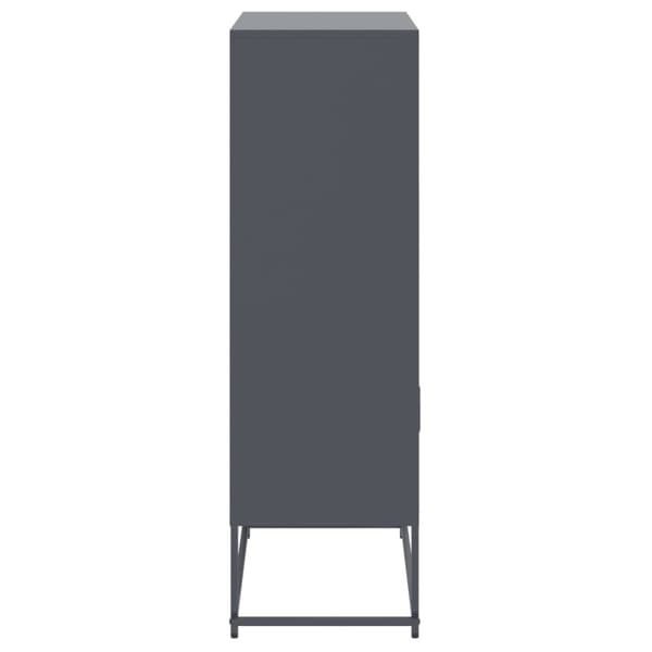 vidaXL skab 68,5x38,5x107 cm stål olivengrøn