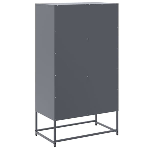 vidaXL skab 68,5x38,5x107 cm stål olivengrøn