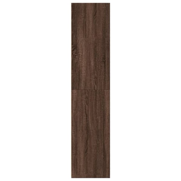 vidaXL Kaappi ruskea tammi 30x41x185 cm tekninen puu