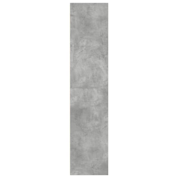 vidaXL Högskåp betonggrå 30x41x185 cm konstruerat trä