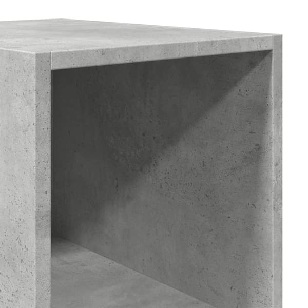 vidaXL Högskåp betonggrå 30x41x185 cm konstruerat trä
