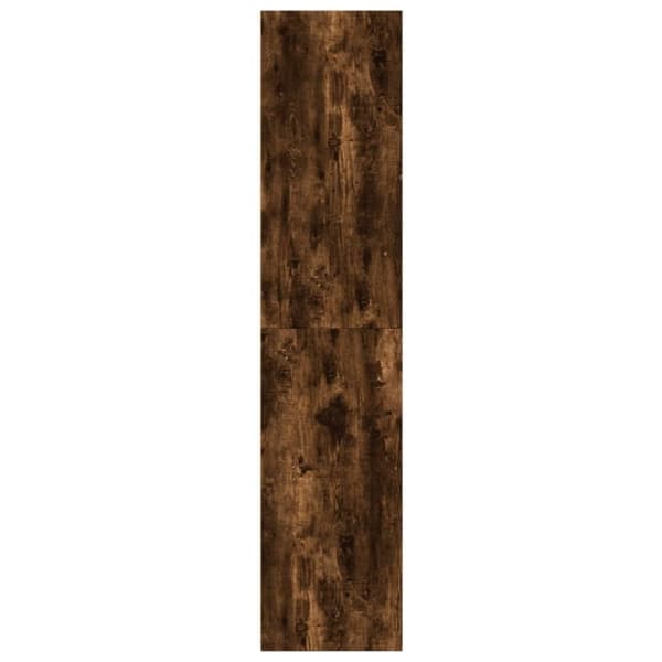 vidaXL reol 30x41x185 cm konstrueret træ røget egetræsfarve