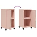 Miniatyrbilde 10 av 11: vidaXL Skjenk rosa 36x39x72 cm stål