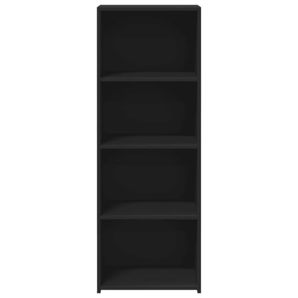 vidaXL Hylle svart 45x41x124 cm konstruert tre