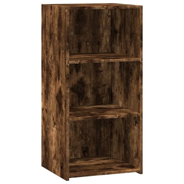 vidaXL Skjenk røkt eik 45x41x93 cm konstruert tre