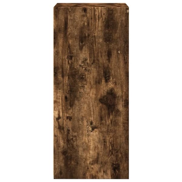vidaXL Skjenk røkt eik 45x41x93 cm konstruert tre