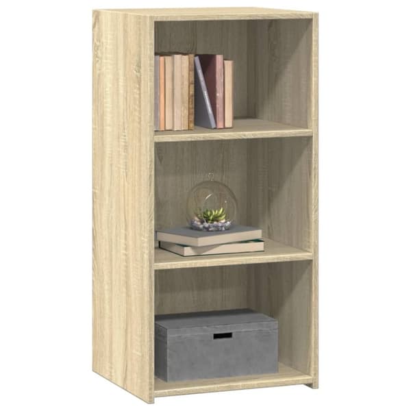 vidaXL Skjenk sonoma eik 45x41x93 cm konstruert tre