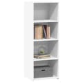 Miniatyrbillede 4 af 11: vidaXL reol 45x41x124 cm konstrueret træ hvid