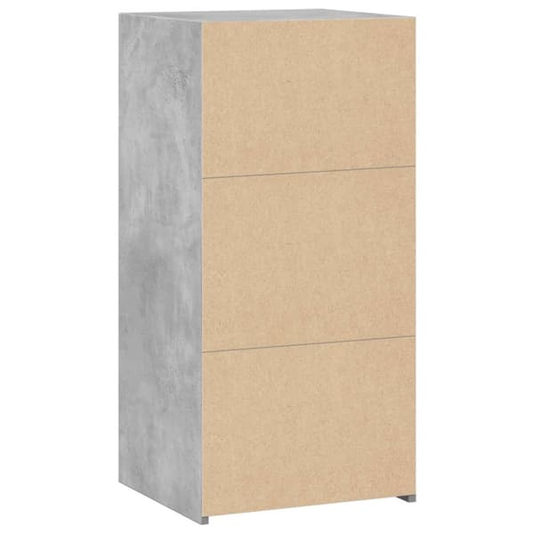 vidaXL Senkki betoninharmaa 45x41x93 cm tekninen puu