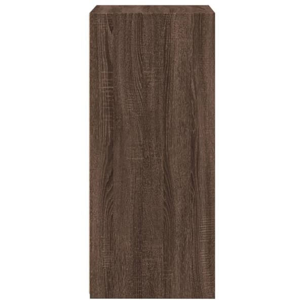 vidaXL skænk 50x41x93 cm konstrueret træ brun egetræsfarve