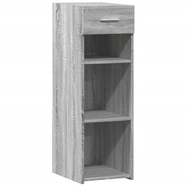 vidaXL Senkki harmaa Sonoma 30x42,5x93 cm tekninen puu