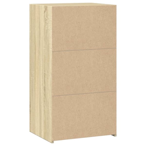 vidaXL reol 50x41x93 cm konstrueret træ sonoma-eg