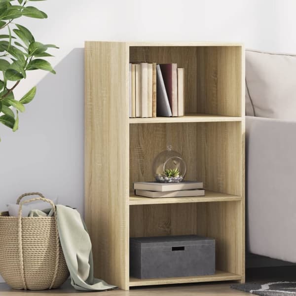 vidaXL reol 50x41x93 cm konstrueret træ sonoma-eg
