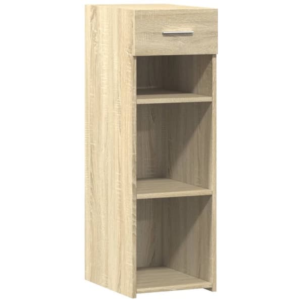 vidaXL reol 30x42,5x93 cm konstrueret træ sonoma-eg