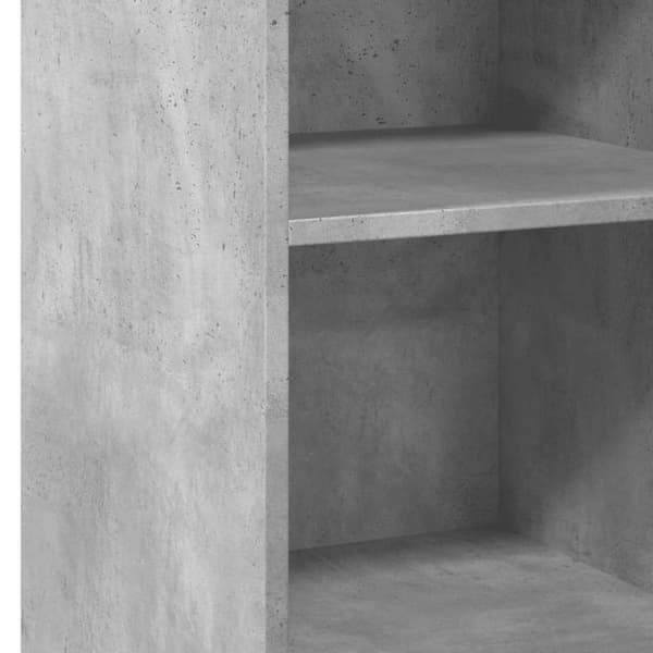 vidaXL Skjenk betonggrå 40x41x93 cm konstruert tre