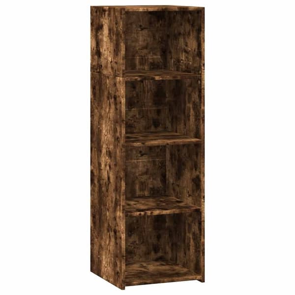 vidaXL Hylle røkt eik 40x41x124 cm konstruert tre