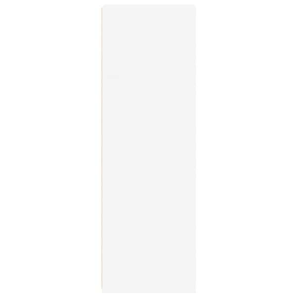 vidaXL Hylle hvit 30x41x124 cm konstruert tre